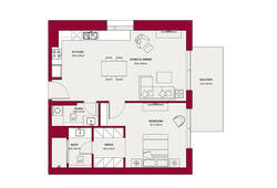 1 bedroom